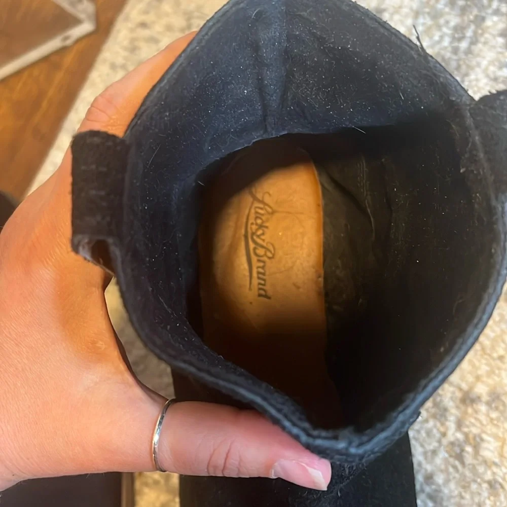 Lucky Brand Terra Rider Western Motorcycle Boots